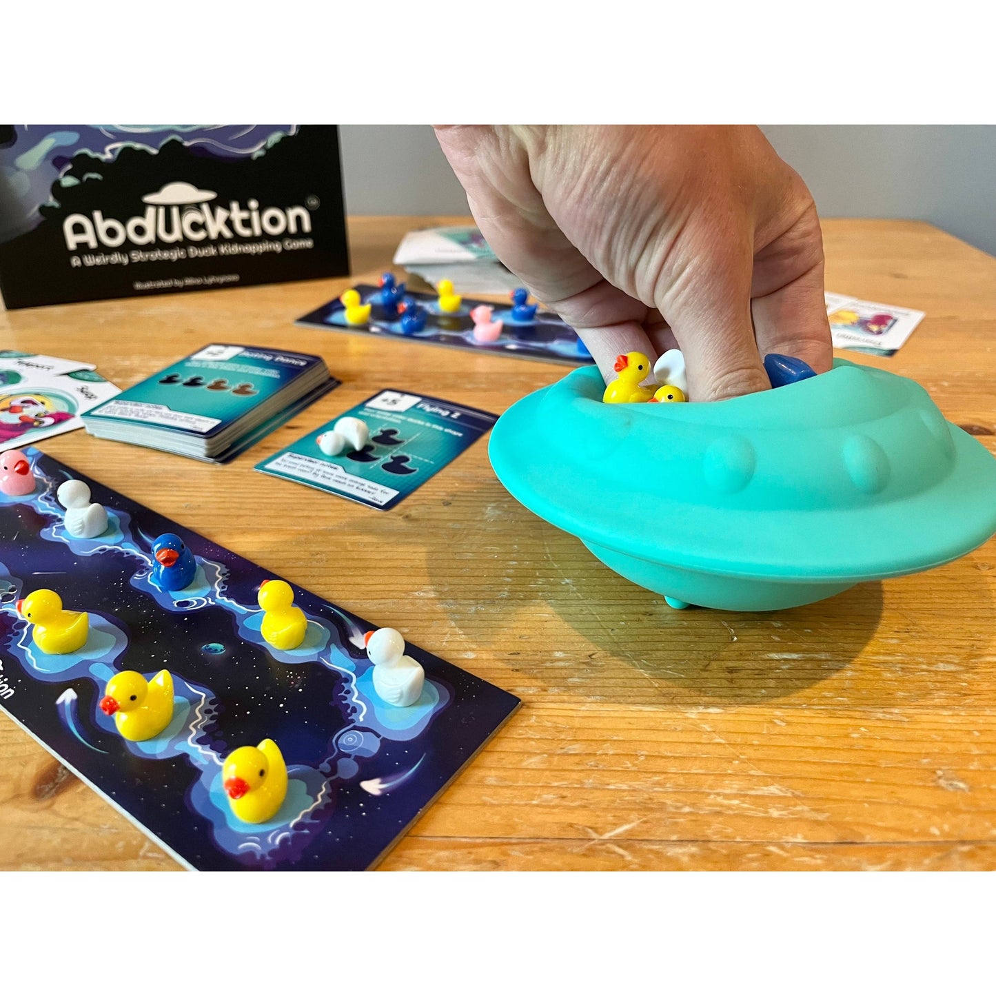 Abducktion Base Game + IntergalacDuck Research Expansion