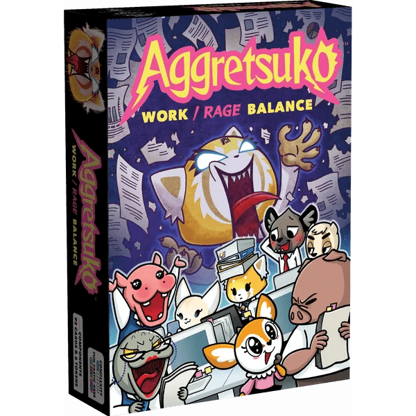 Aggretsuko - Rage/Balance Card Game