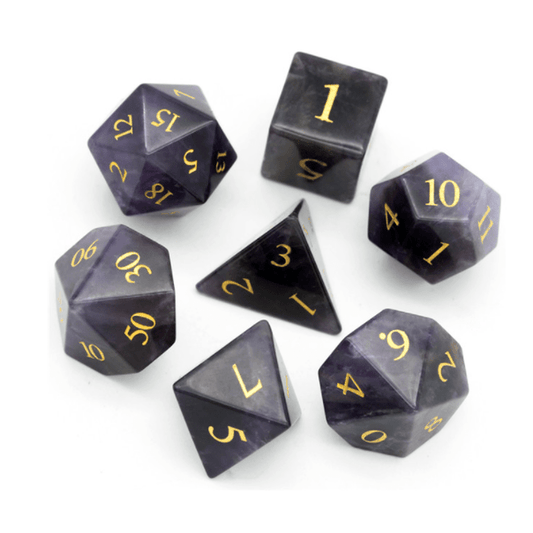 Amethyst Gemstone Dice