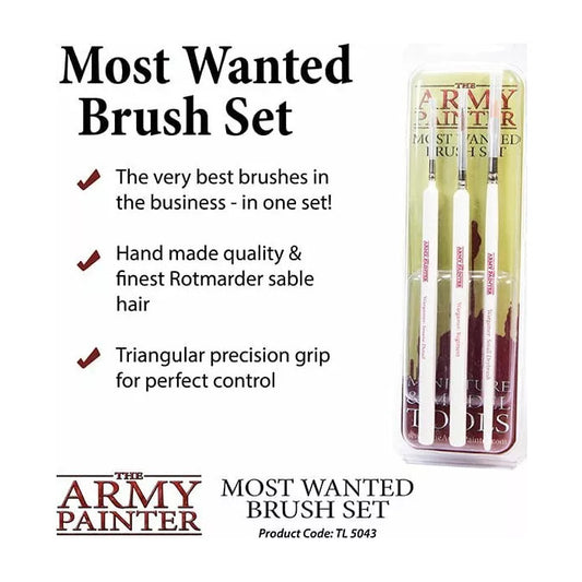 Army Painter Most Wanted Brush Set