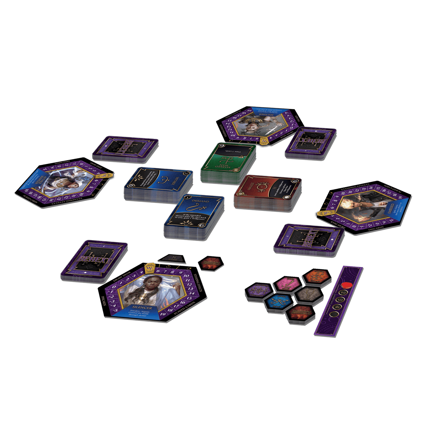 BEHEXT: Unique Deck Building Game with Hexes and Curses