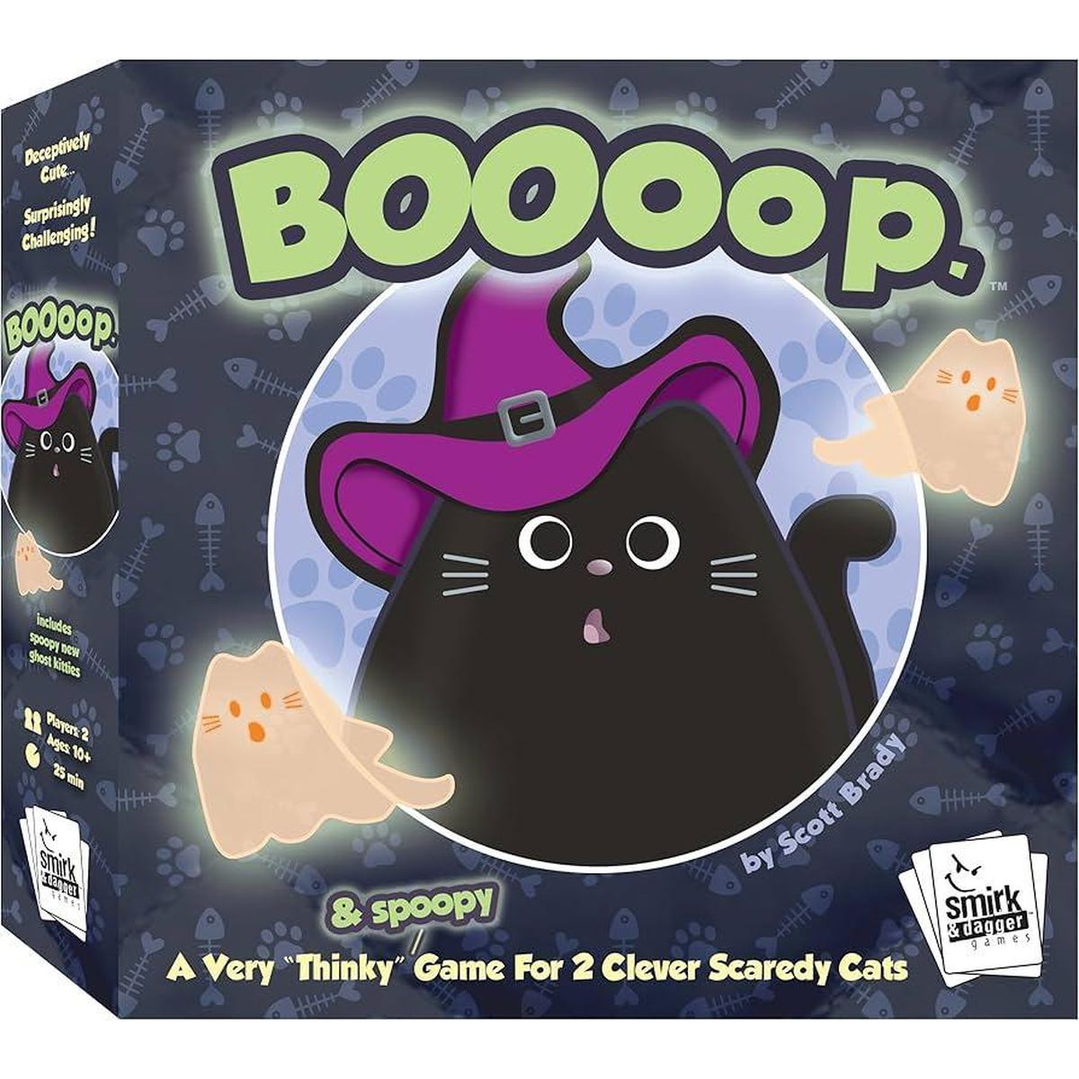 Boooop - 2-Player Strategy Game with Spooky Cats and Kittens