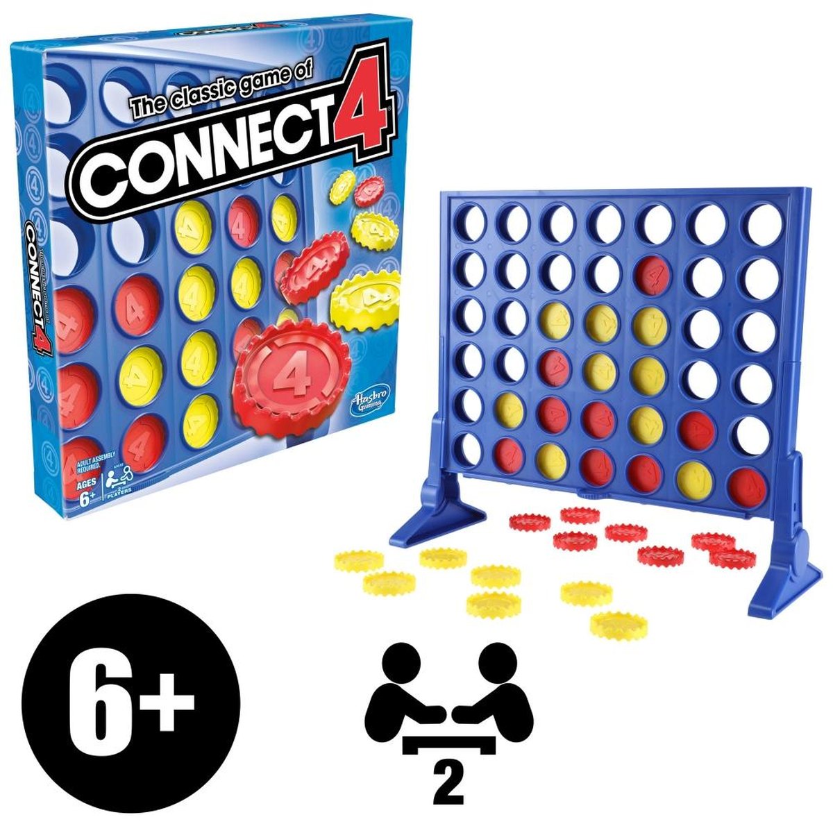Match 4 Grid Connect 4 Classic Grid Game – Contrarian's Game Cafe