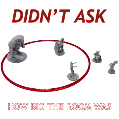 DND Area of Effect Spell Templates - Set of 16 AOE Markers for RPG