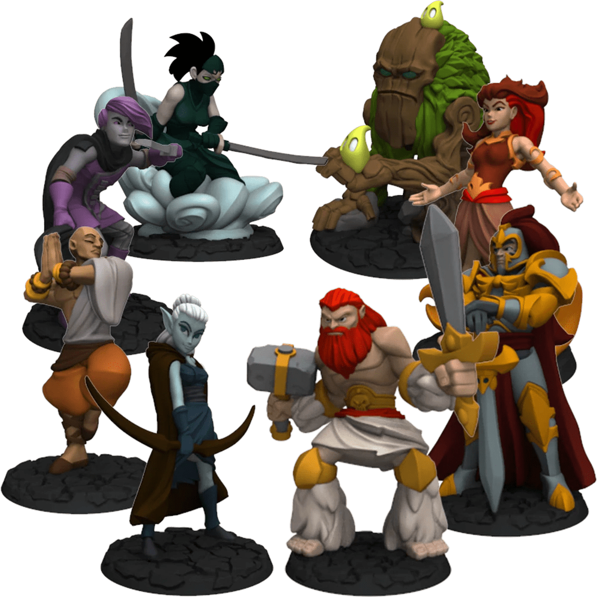Dice Throne: Painted Sculpts