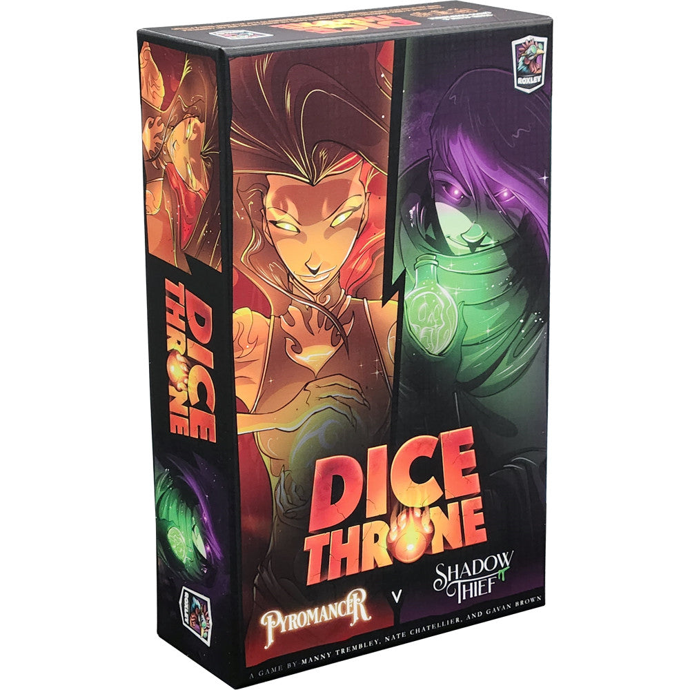 Dice Throne: Pyromancer vs. Shadow Thief