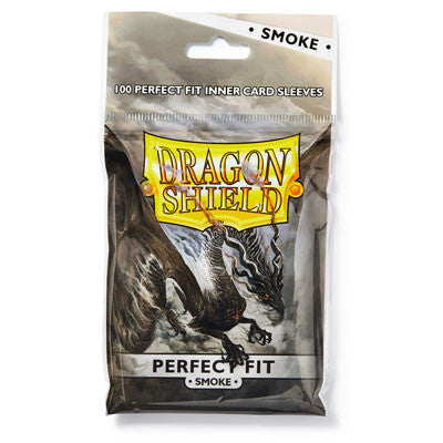 Dragon Shield Sleeves: Perfect Fit - Smoke 100