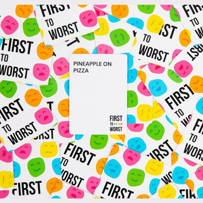 FIRST TO WORST: How Your Friends & Family Rank Things Game