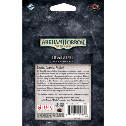 Fantasy Flight Games Arkham Horror LCG: Film Fatale Scenario Pack