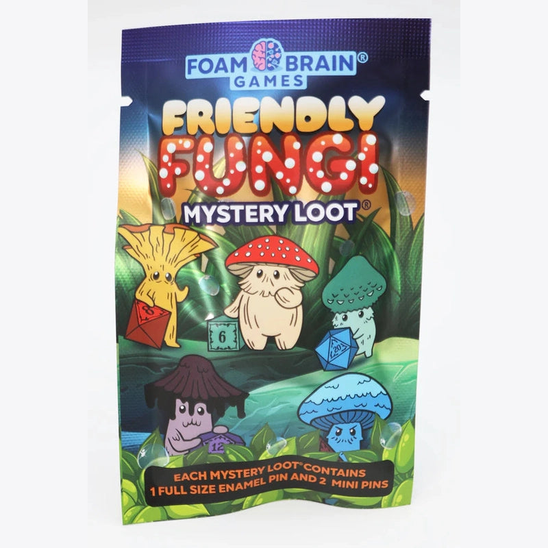 Foam Brain Dice Friendly Fungi Mystery Loot Pack