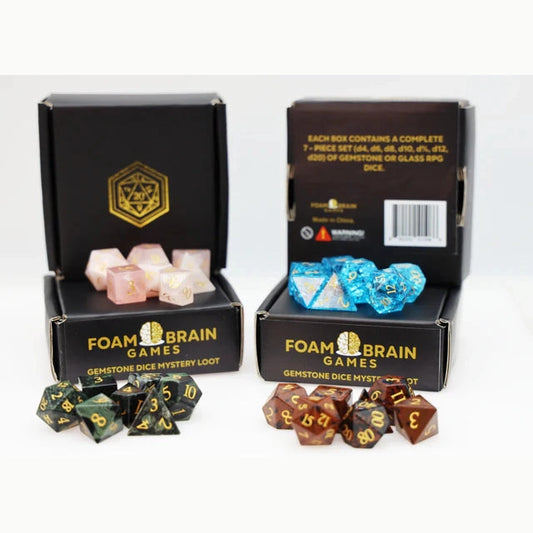 Foam Brain Dice Gemstone Mystery Loot