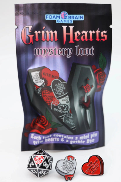 Foam Brain Dice Grim Hearts Mystery Loot Pack