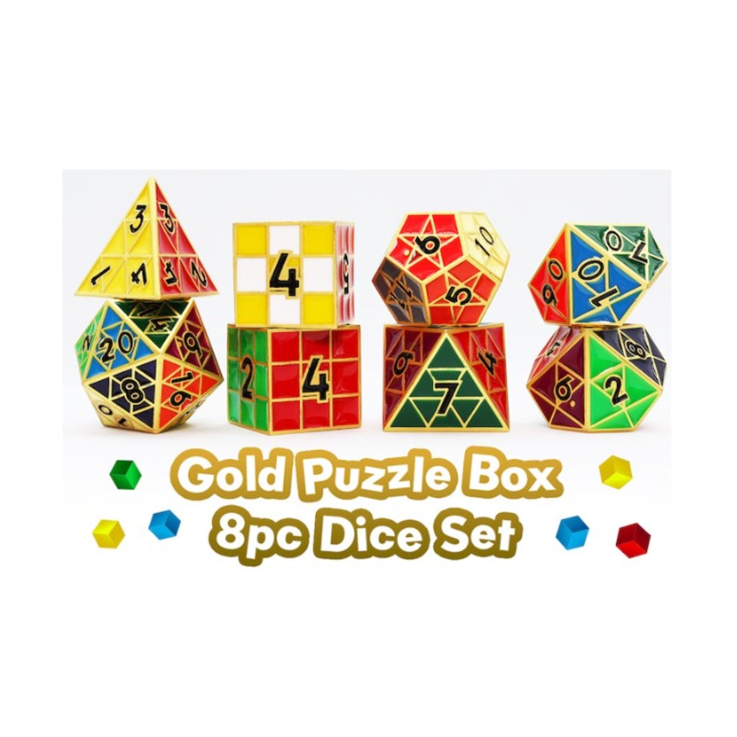 Foam Brain Games Dice Puzzle Box Poly Set