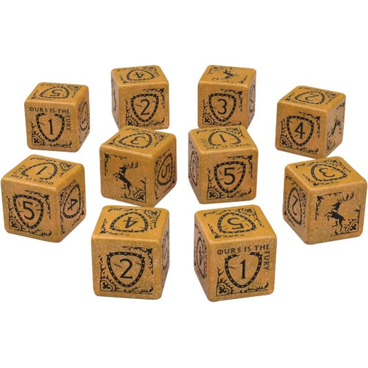 Game of Thrones Dice: Baratheon D6 Dice Set 10
