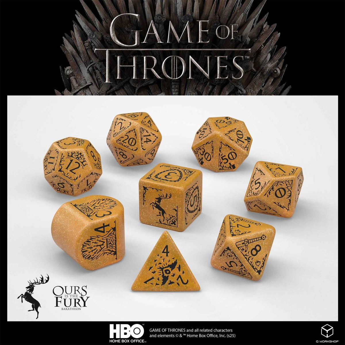 Game of Thrones Dice: Baratheon Dice Set
