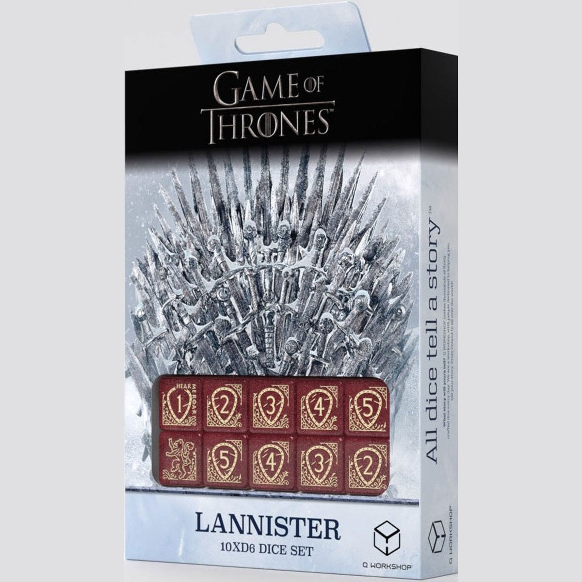 Game of Thrones Dice: Lannister D6 Dice Set 10