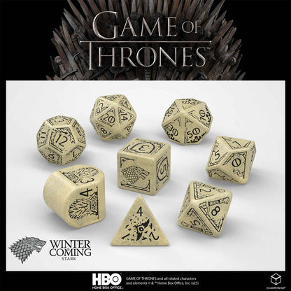 Game of Thrones Dice: Stark Dice Set