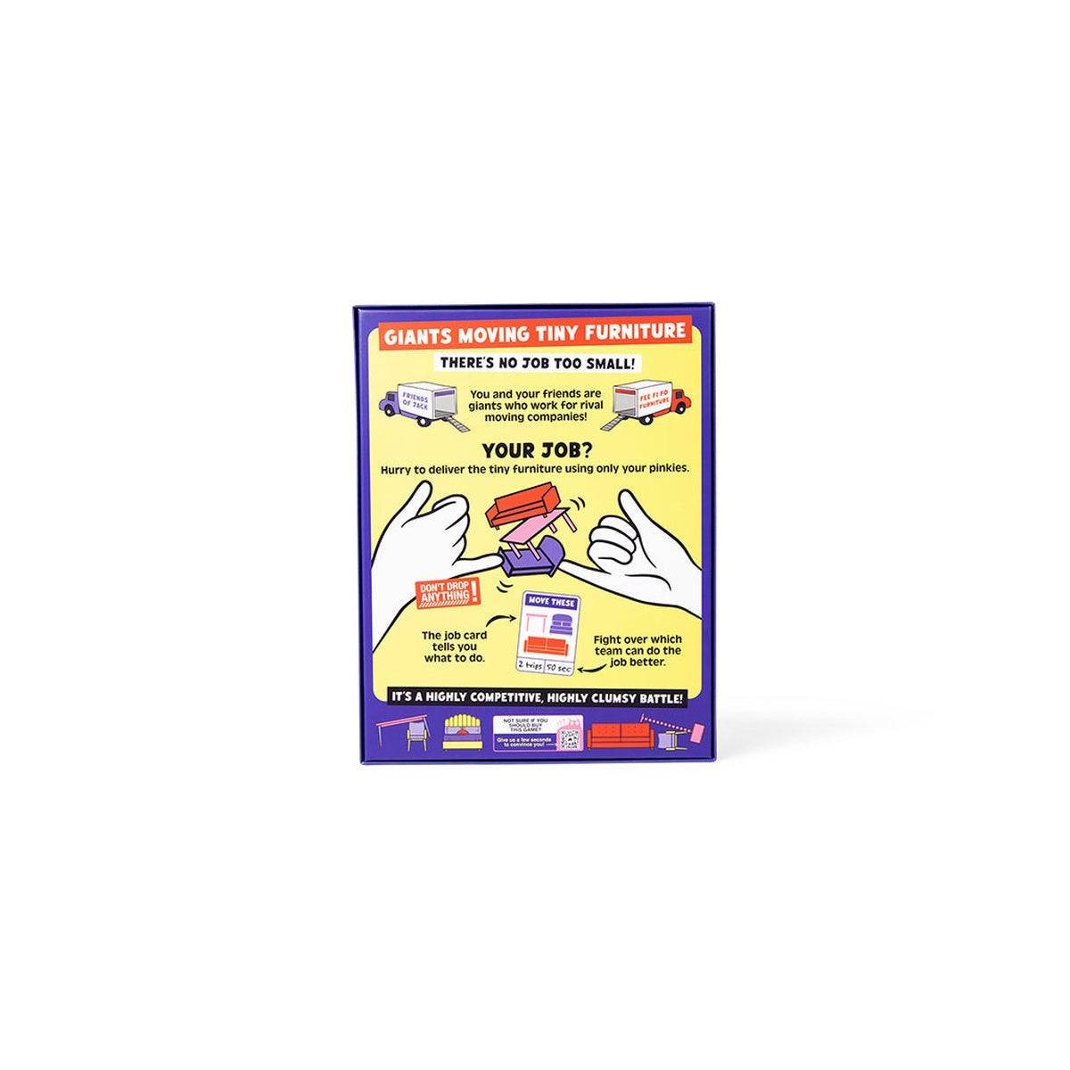 Giants Moving Tiny Furniture