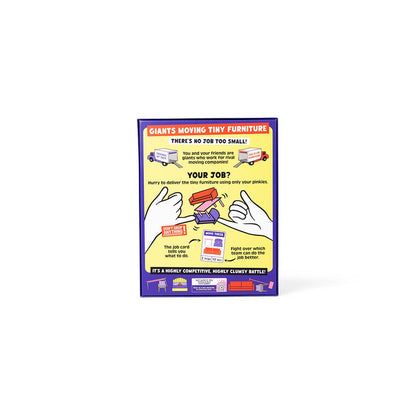 Giants Moving Tiny Furniture