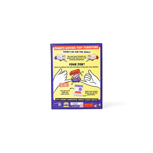 Giants Moving Tiny Furniture