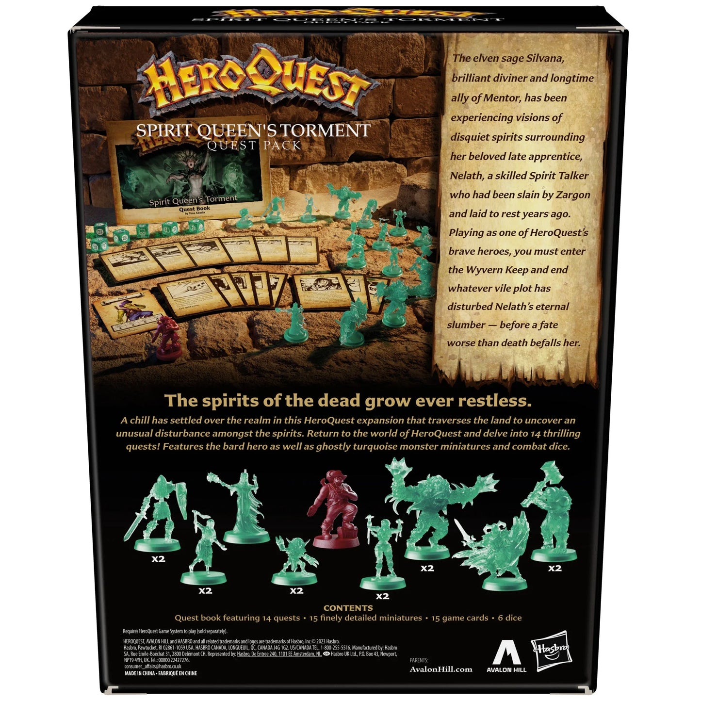 HeroQuest Spirit Queen's Torment Quest Pack