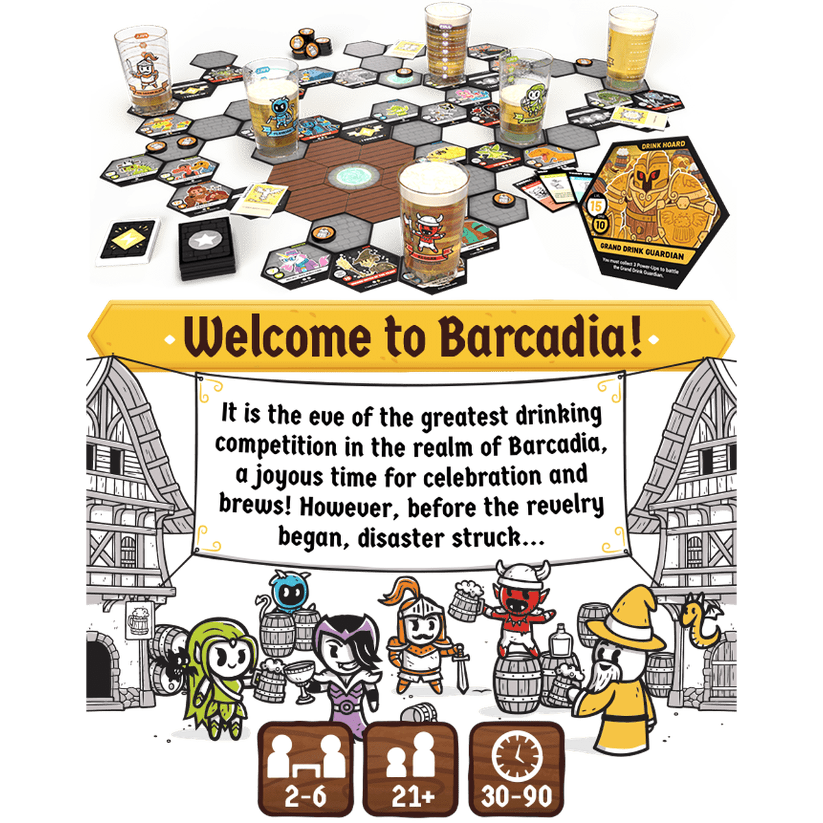 Heroes of Barcadia Board Game