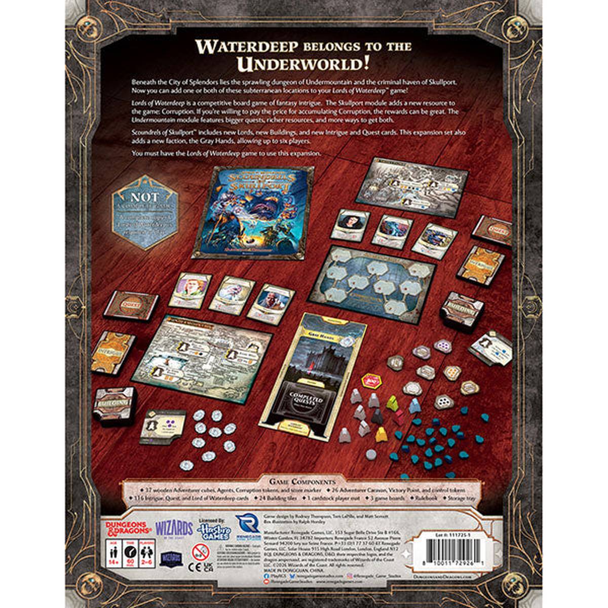 Lords of Waterdeep: Scoundrels of Skullport Expansion 2026 Reprint