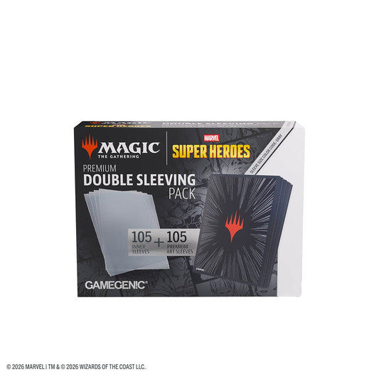 Magic: The Gathering Marvel Super Heroes Premium Double Sleeving Pack 100