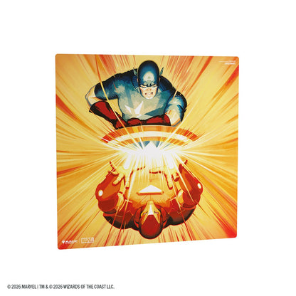 Magic: The Gathering Marvel Super Heroes Prime 2-Player Playmat - Iron Man/Captain America