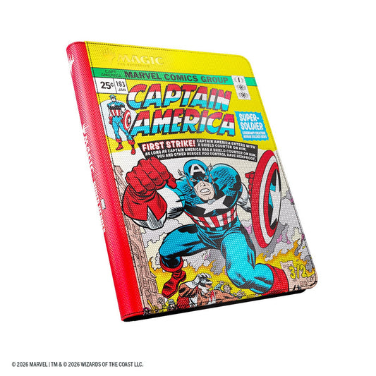 Magic: The Gathering Marvel Super Heroes Zip-Up Album 18-Pocket