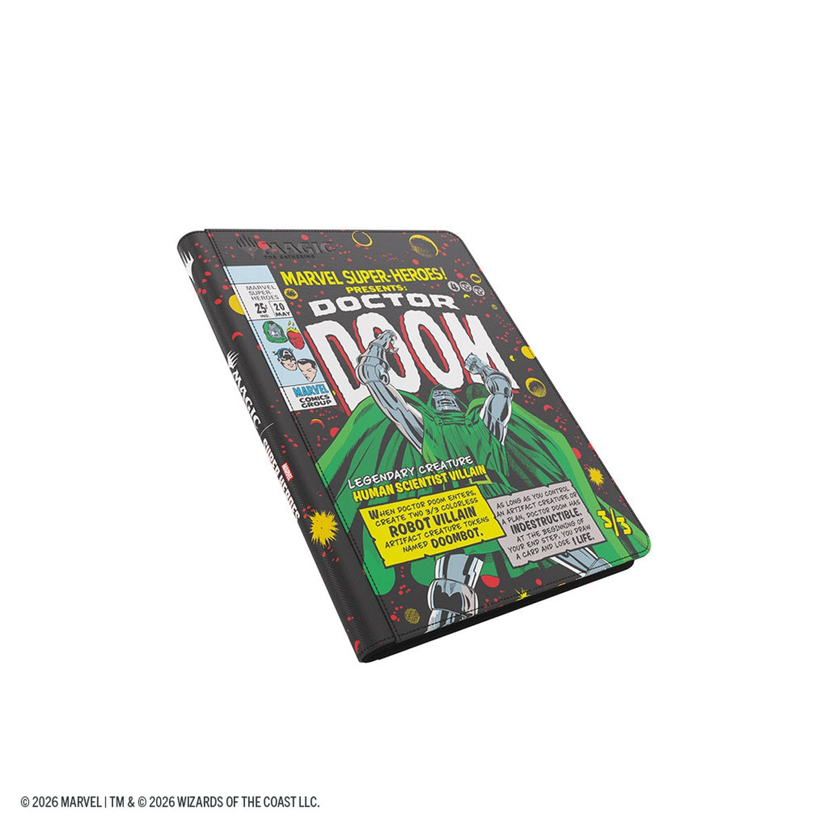 Magic: The Gathering Marvel Super Heroes Zip-Up Album 18-Pocket