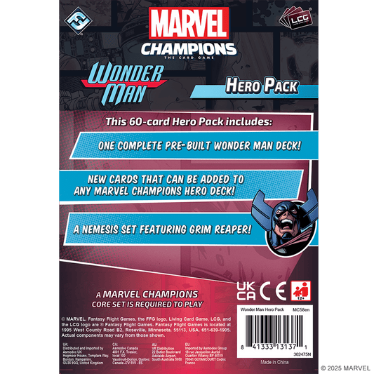 Marvel Champions: The Card Game - Wonder Man Hero Pack