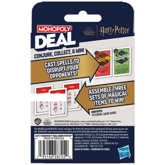 Monopoly Deal Card Game - Harry Potter