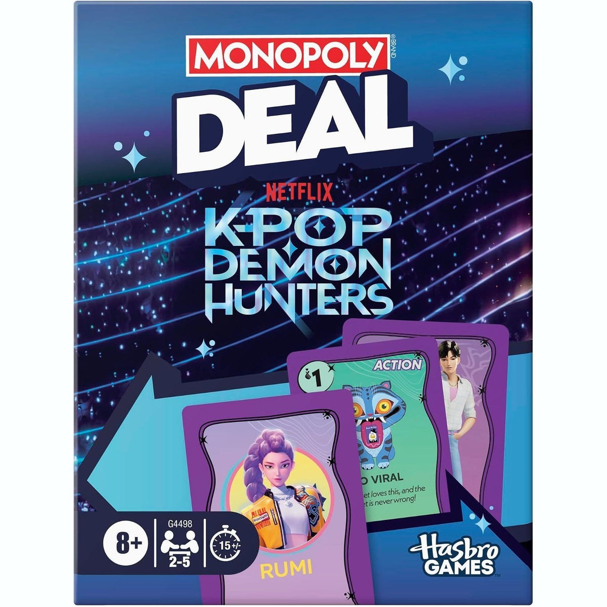 Monopoly Deal Card Game - Kpop Demon Hunters