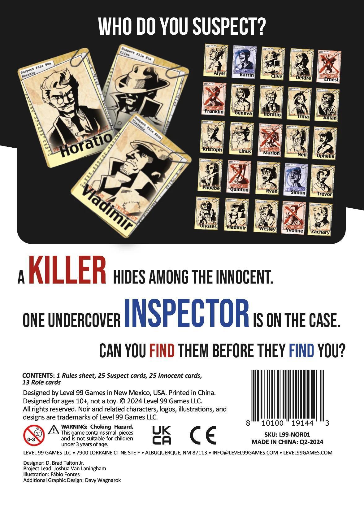 NOIR: Deductive Mystery Game