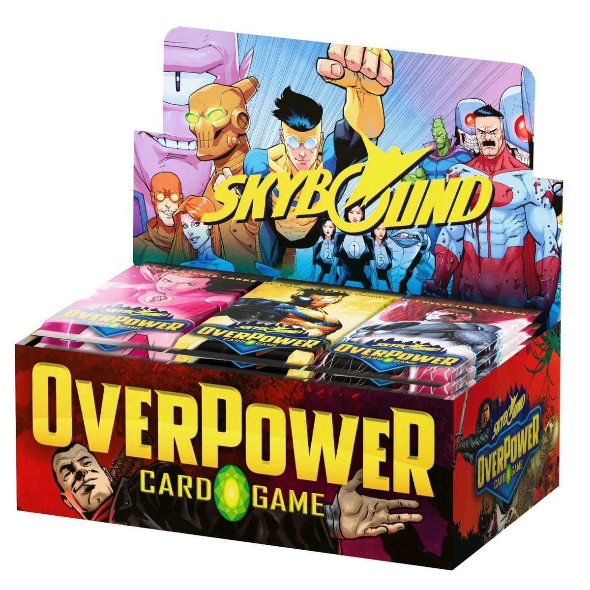 OverPower CCG: Skybound- Invincible/The Walking Dead Booster Display 36 New/Sealed