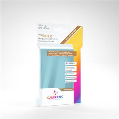 PRIME Sleeves: 7 Wonders 67 x 103 mm