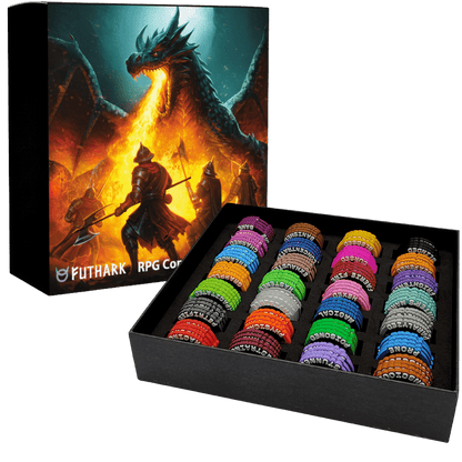 RPG Condition Markers – 112 Rubber Rings for D&D