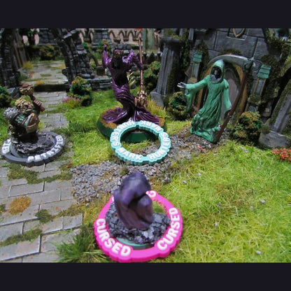 RPG Condition Markers – 112 Rubber Rings for D&D