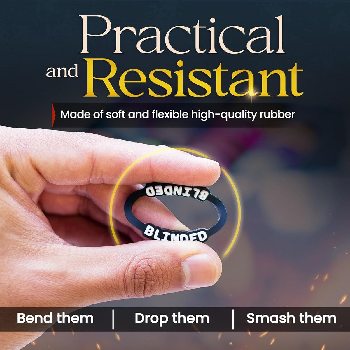 RPG Condition Markers – 112 Rubber Rings for D&D