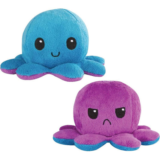 Reversible Octopus Plushie: Purple and Blue