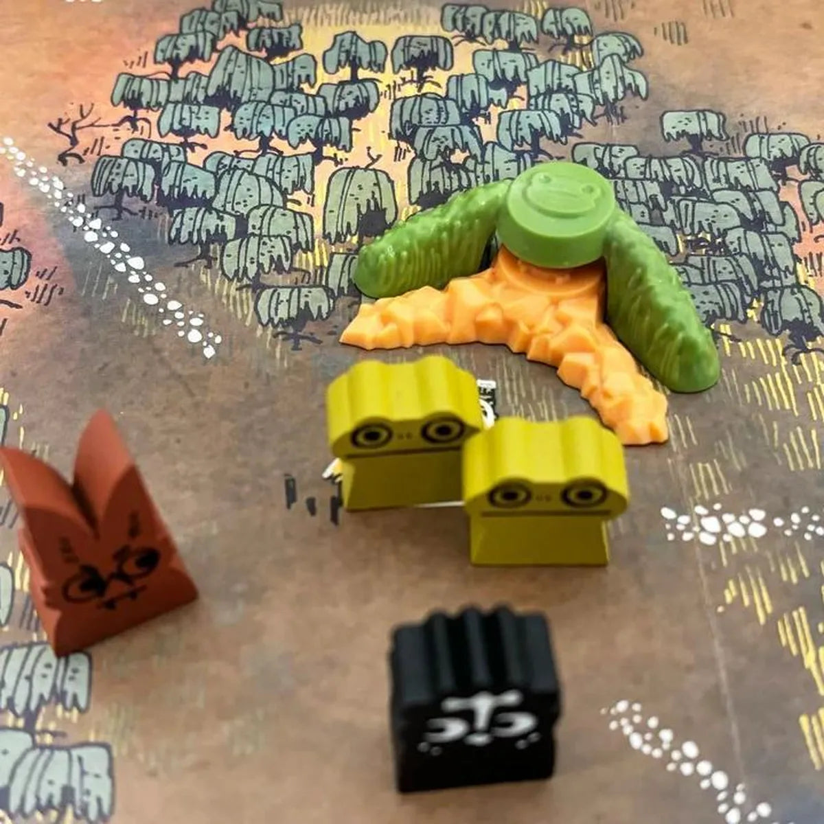 Root: Frog Clearing Markers