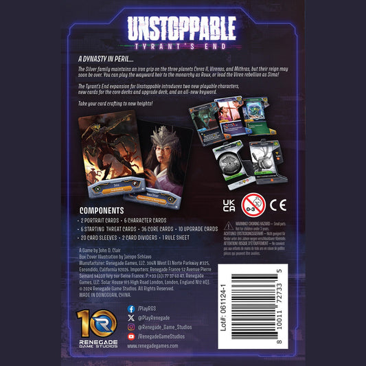 Solo Hero Series: Unstoppable: Tyrant's End