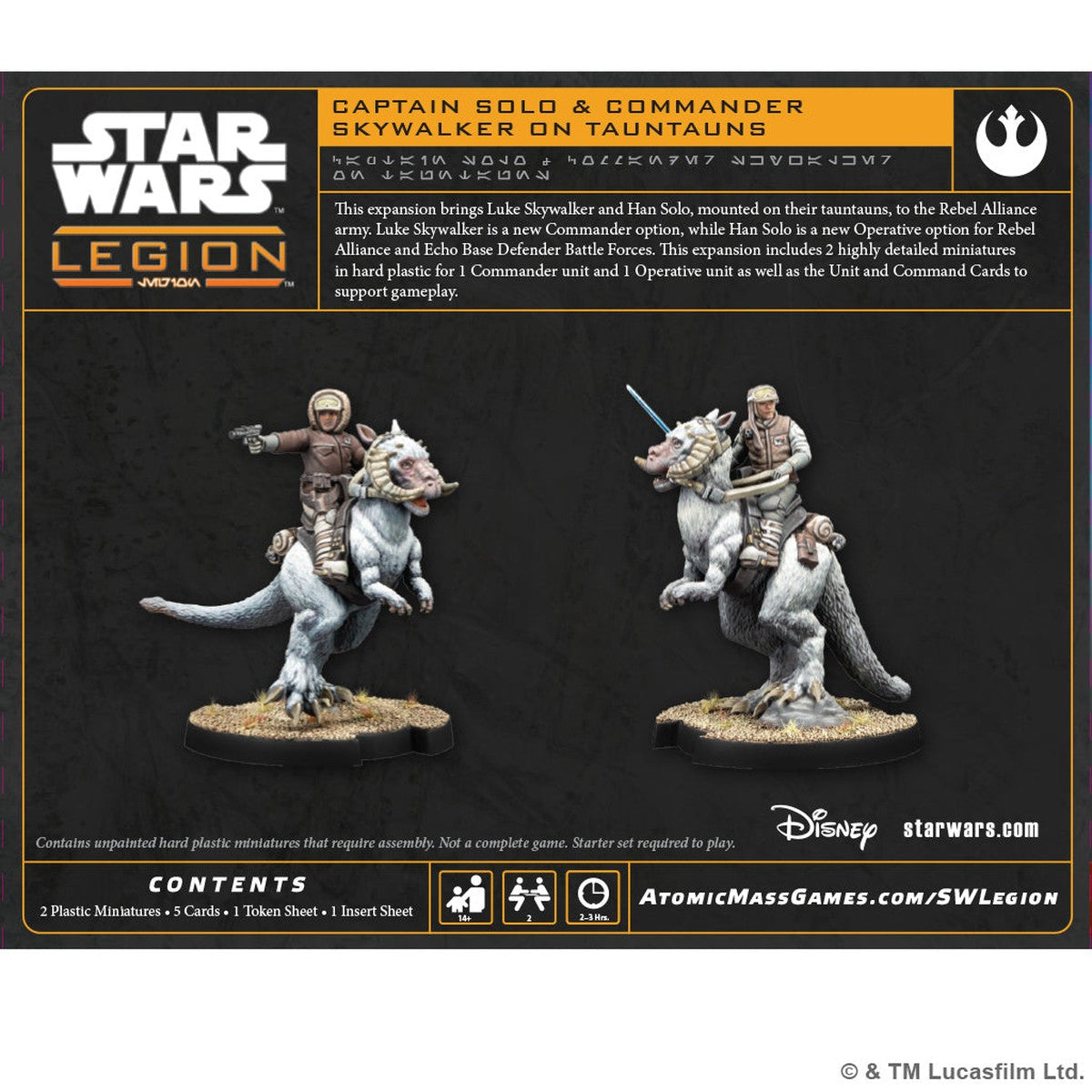 Star Wars: Legion – Captain Solo & Commander Skywalker on Tauntauns