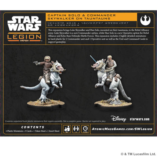 Star Wars: Legion – Captain Solo & Commander Skywalker on Tauntauns