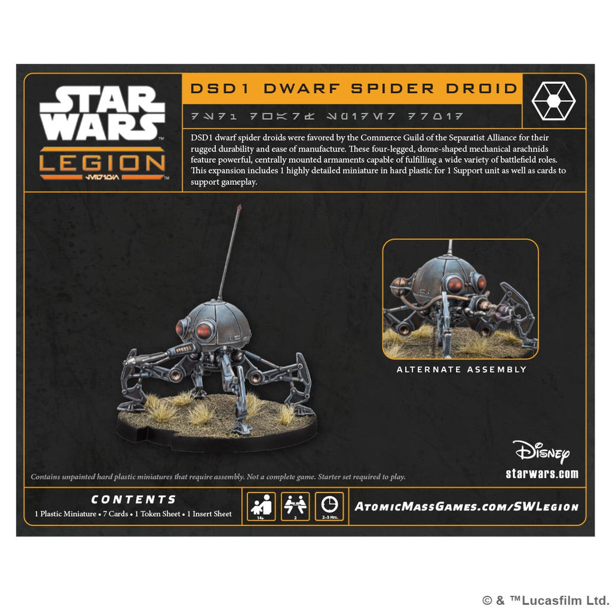 Star Wars: Legion – DSD1 Dwarf Spider Droid