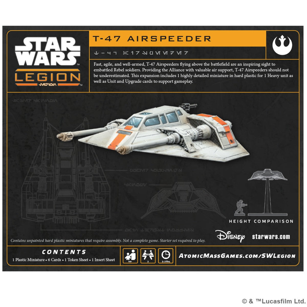Star Wars: Legion – T-47 Airspeeder