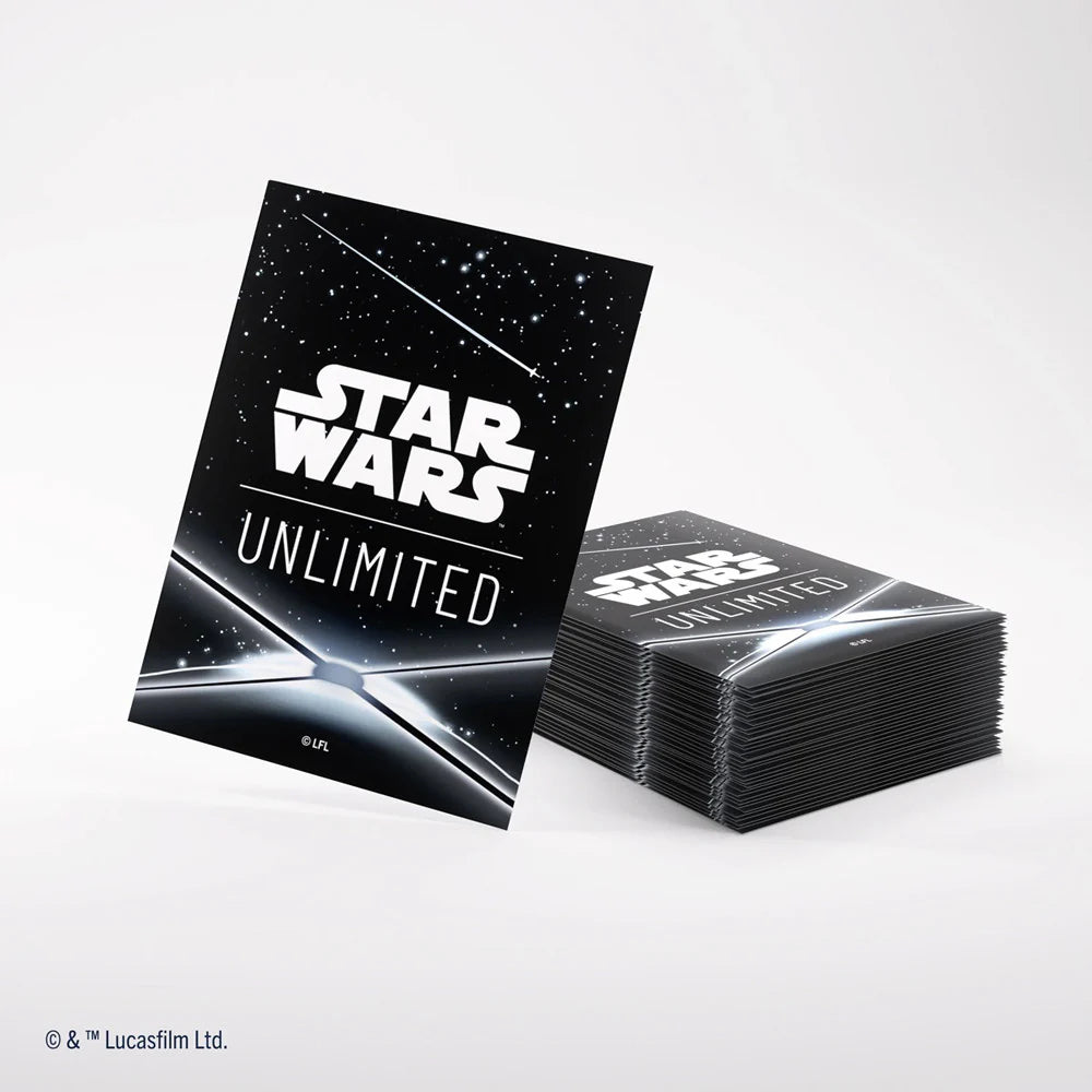 Star Wars: Unlimited Art Sleeves - Card Back Black