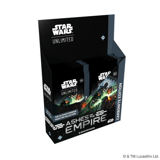 Star Wars: Unlimited - Ashes of the Empire: Carbonite Booster Display