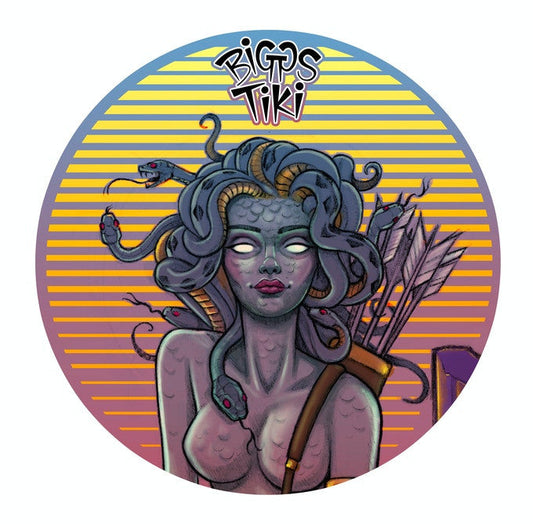 Biggs Tiki: Medusa Vinyl Sticker